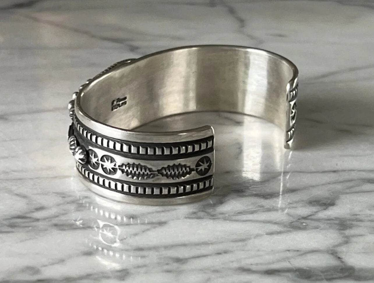Happy Piasso Kingman Turquoise Sterling Cuff