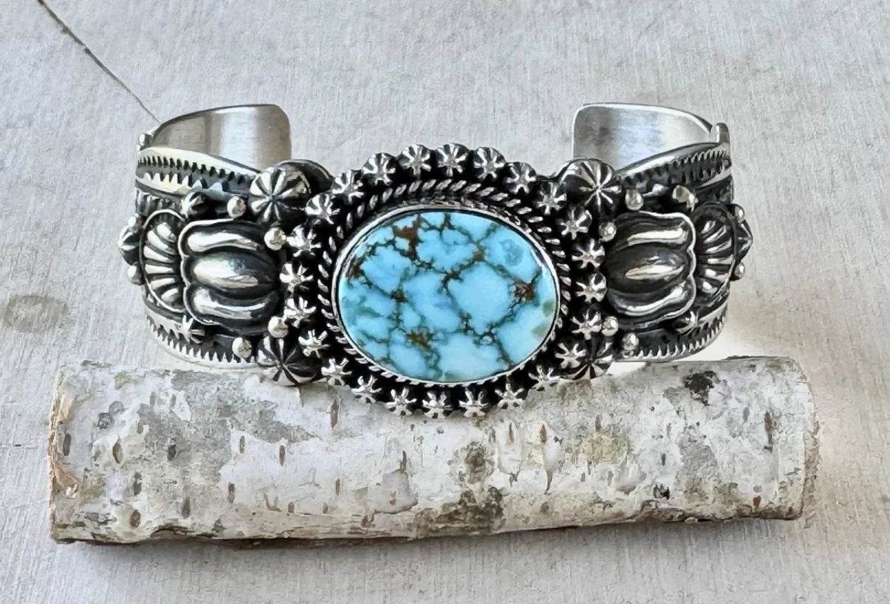 Happy Piasso Kingman Turquoise Sterling Cuff