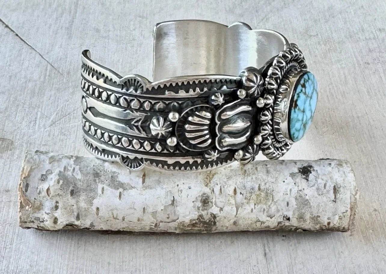 Happy Piasso Kingman Turquoise Sterling Cuff