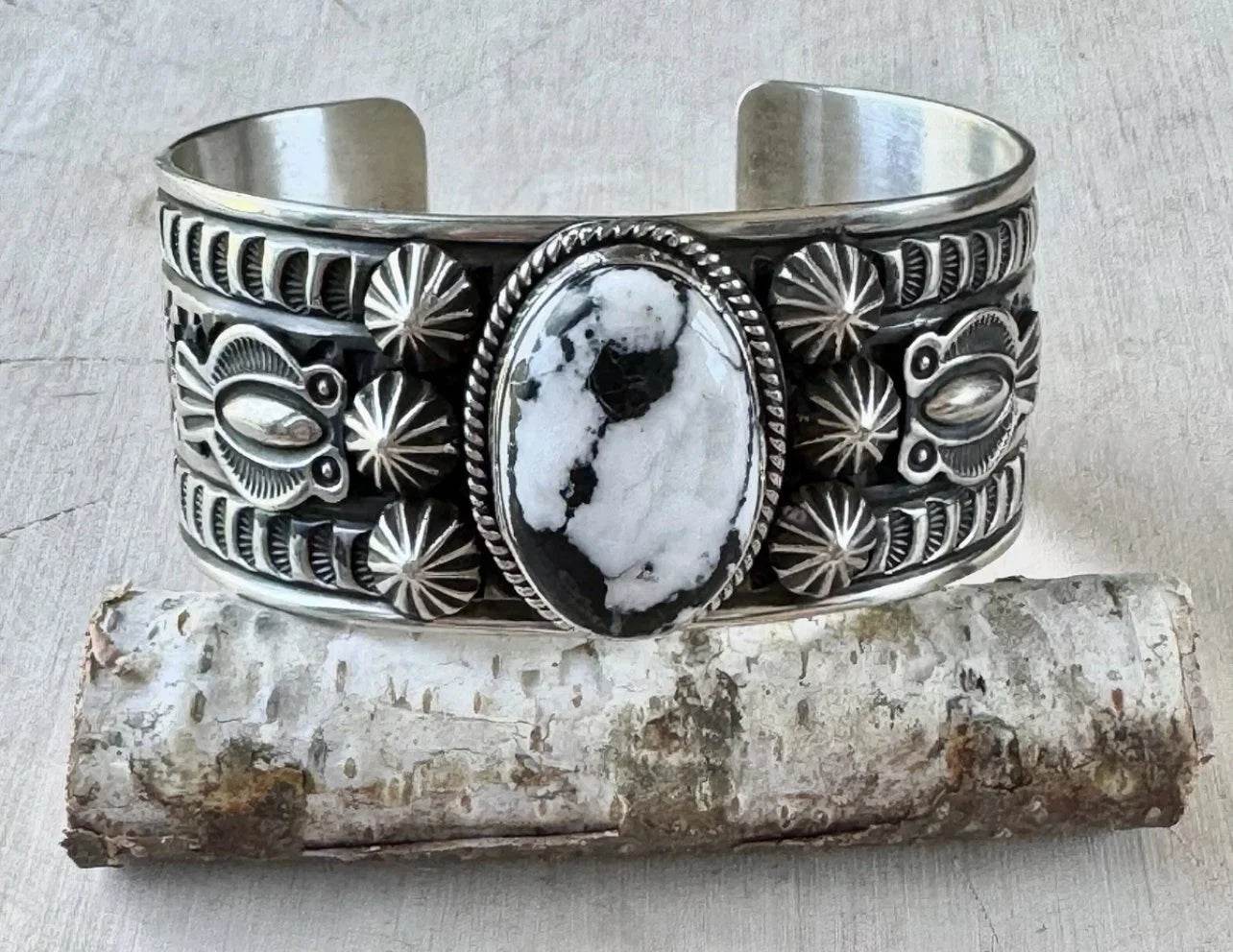 White Buffalo Cuff