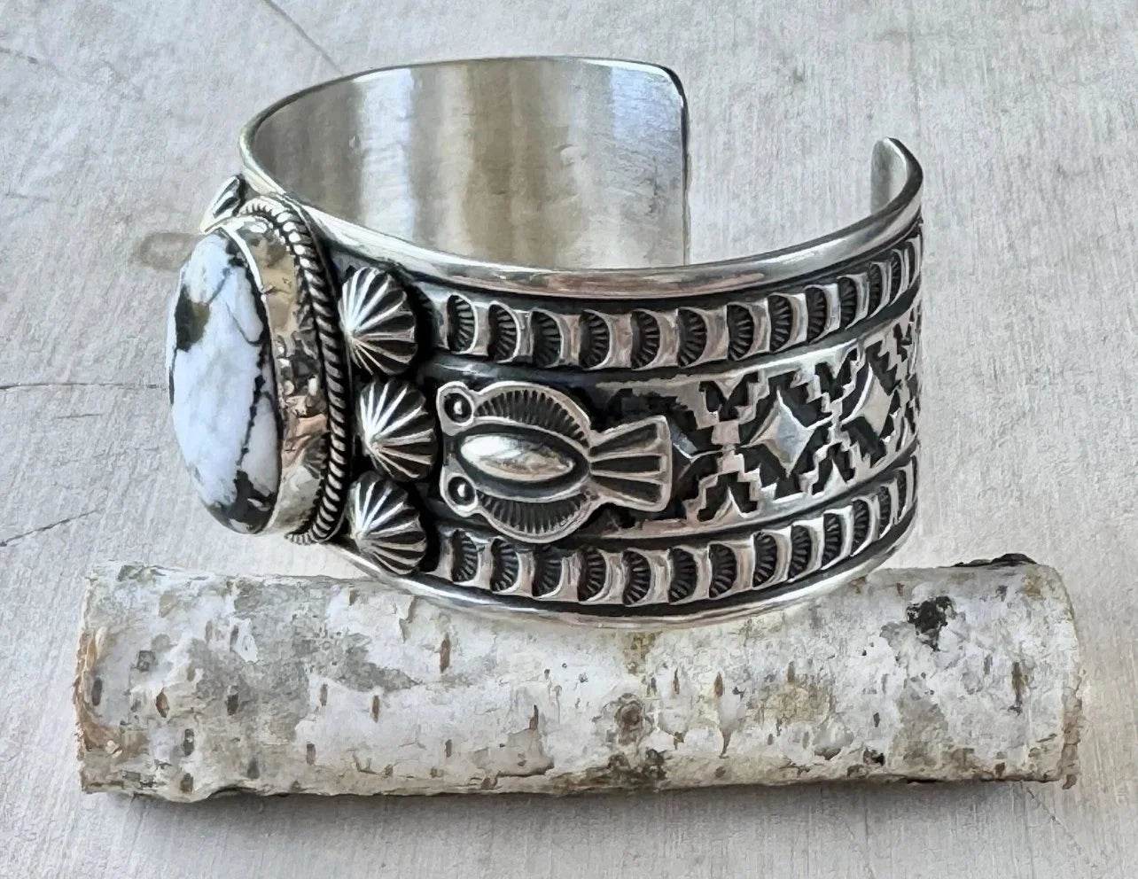 White Buffalo Cuff