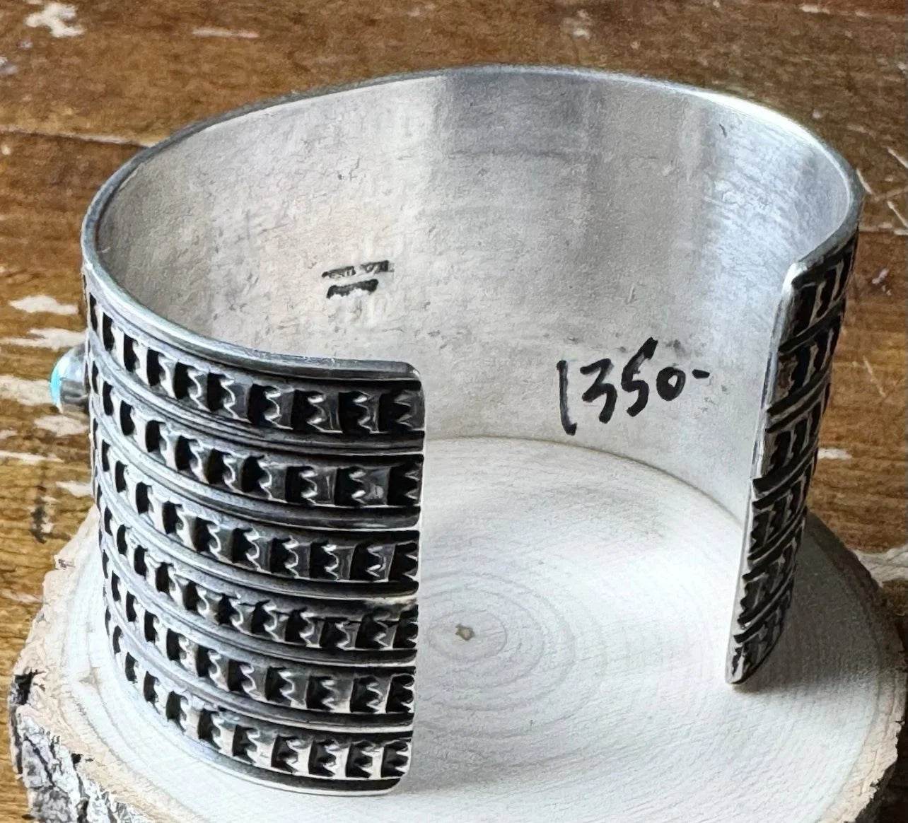 Tsosie White Sterling Thunderbird Cuff