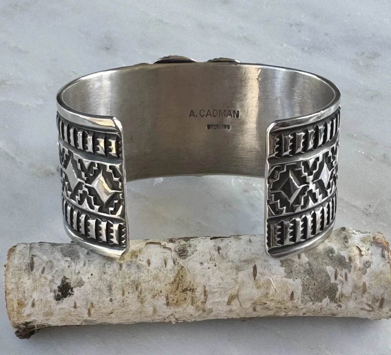 Kingman Turquoise Heart Cuff