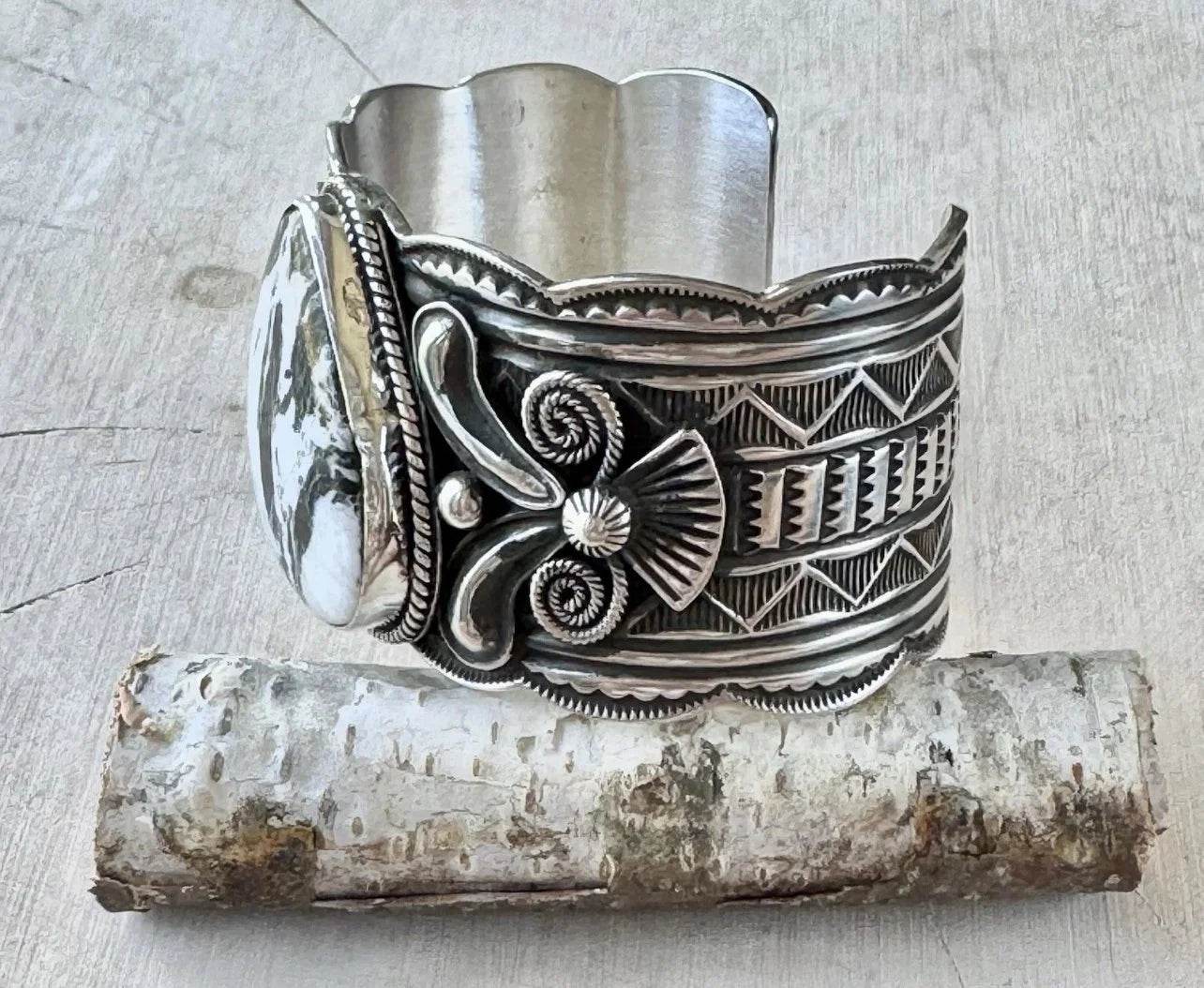 White Buffalo Cuff