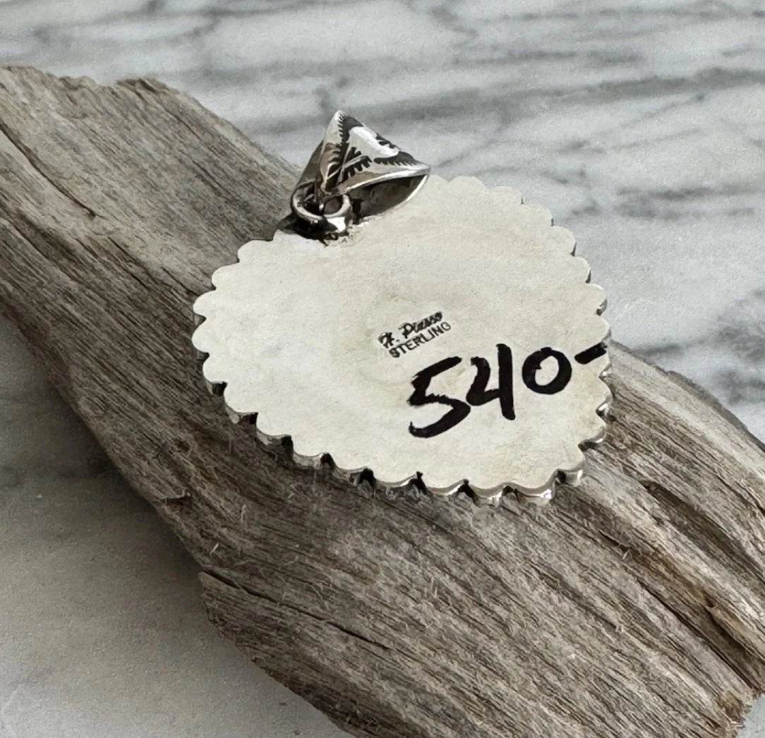 White Buffalo Heart Pendant