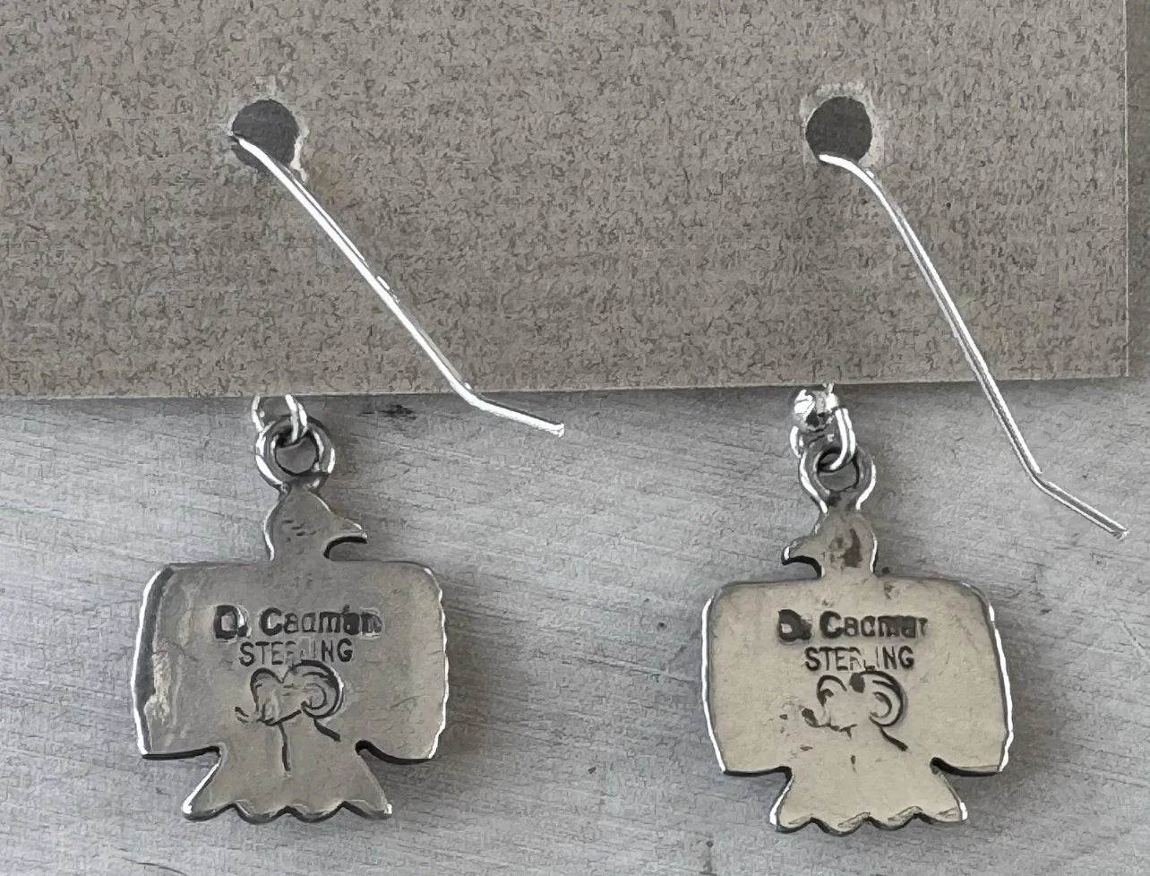 Sterling Thunderbird Earrings by Darrell Cadman