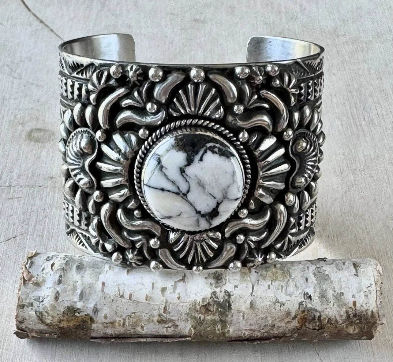 Tsosie White Sterling Cuff feat. White Buffalo
