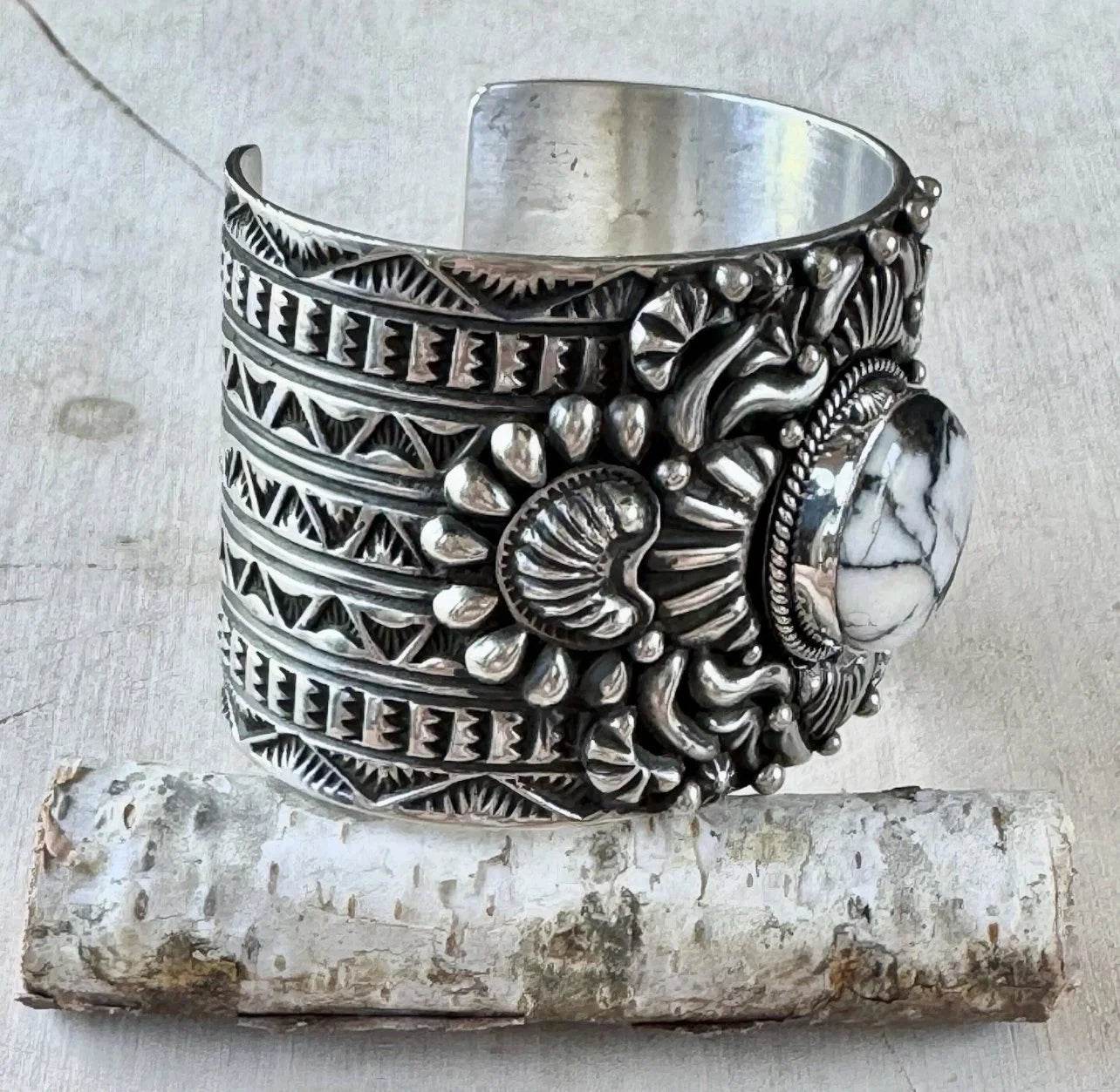 Tsosie White Sterling Cuff feat. White Buffalo