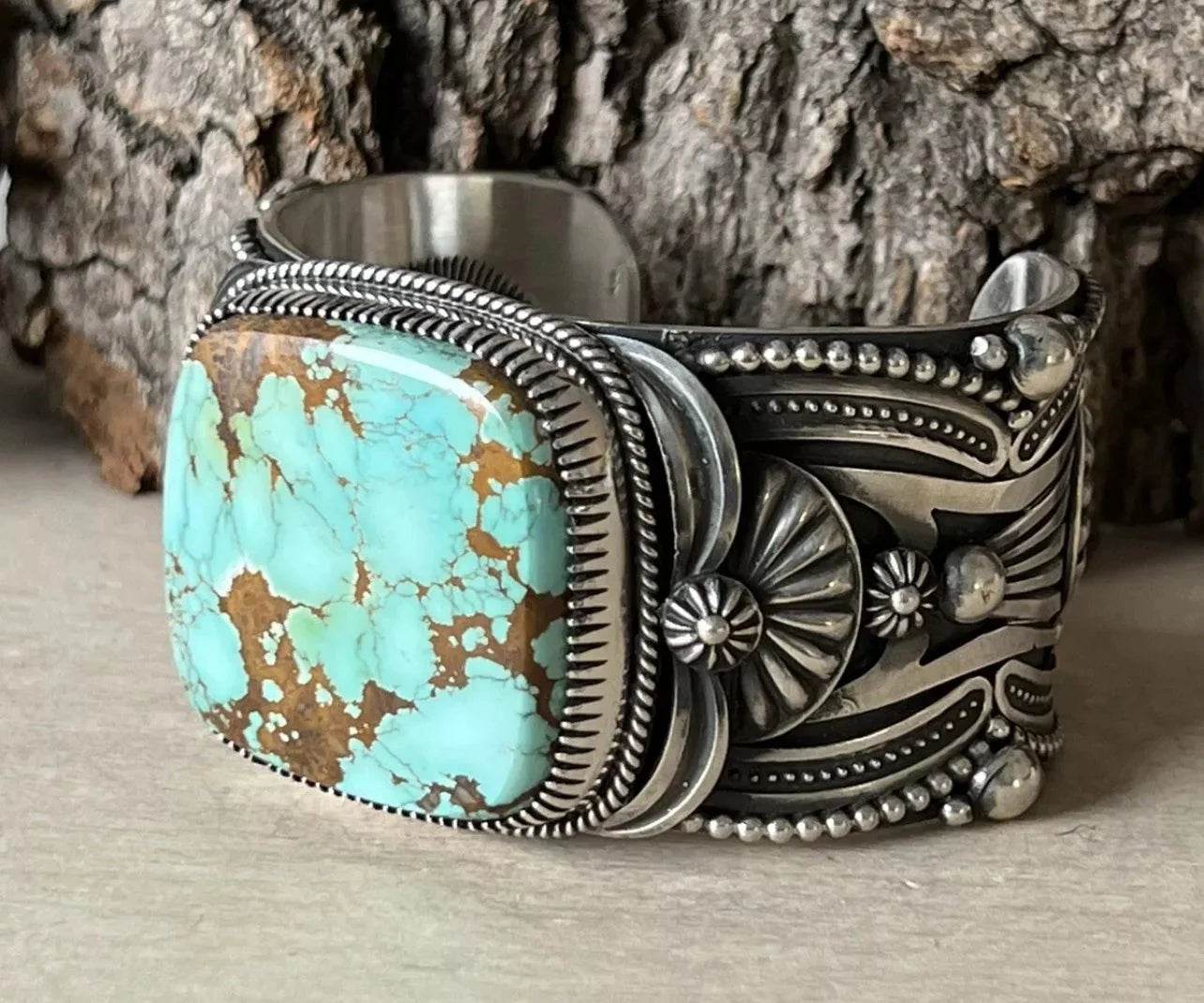 Exquisite Royston Turquoise Cuff