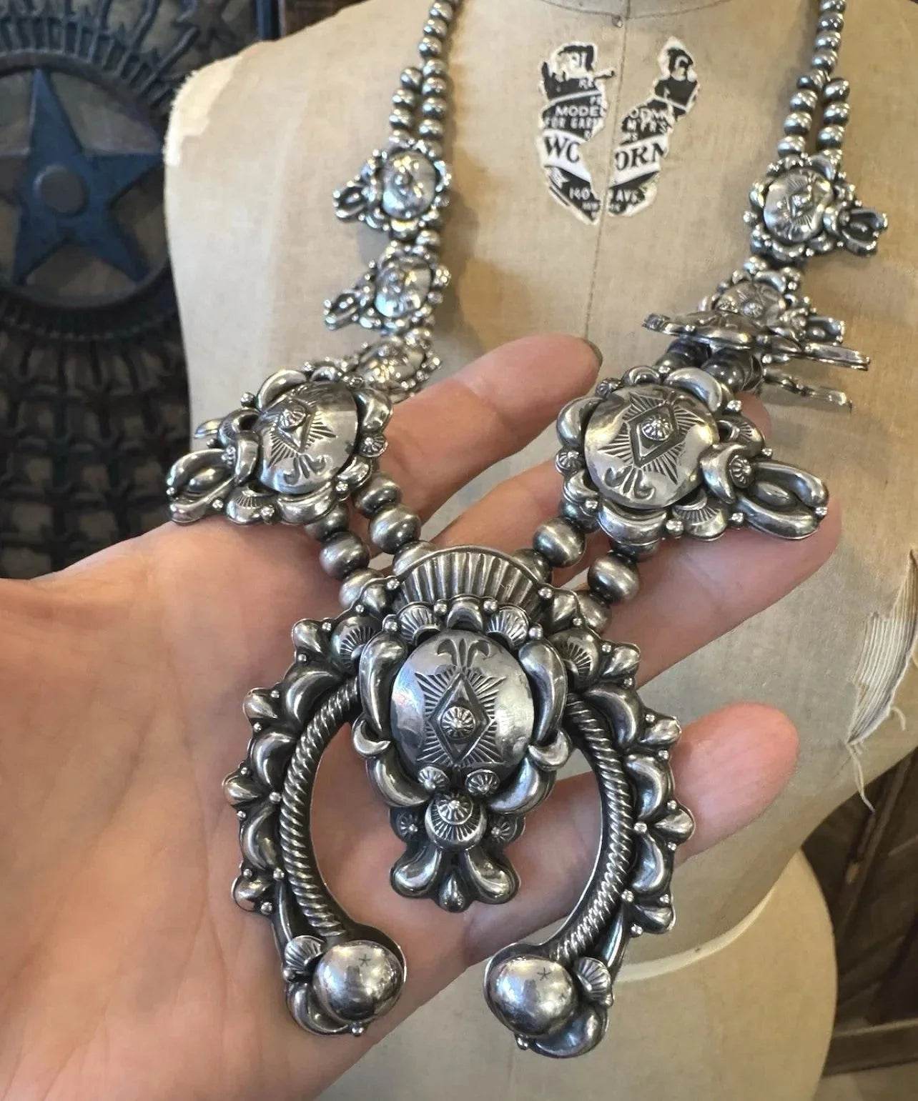 Squash Blossom Necklace SET
