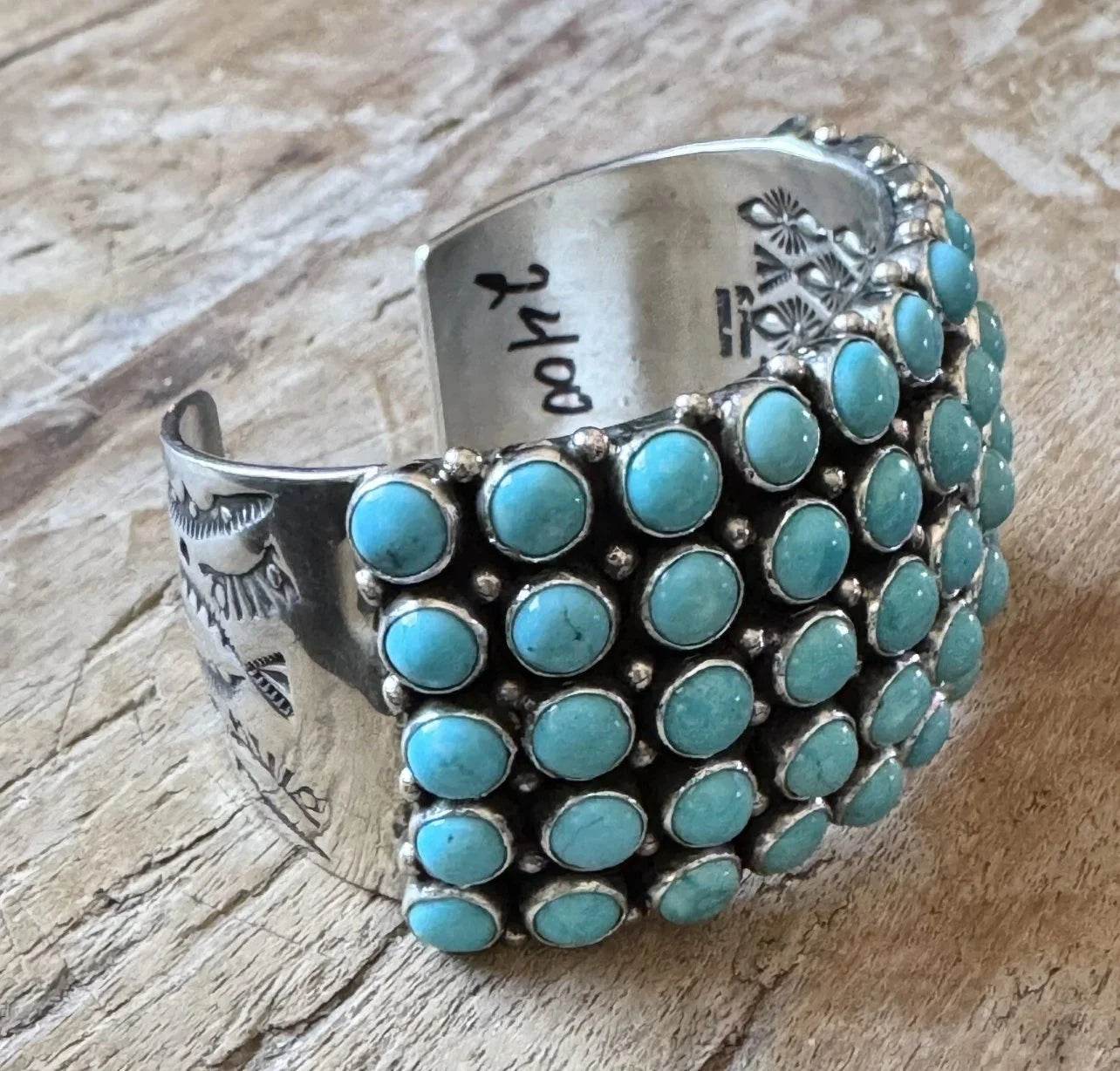 Sleeping Beauty Turquoise 5 Row Cuff