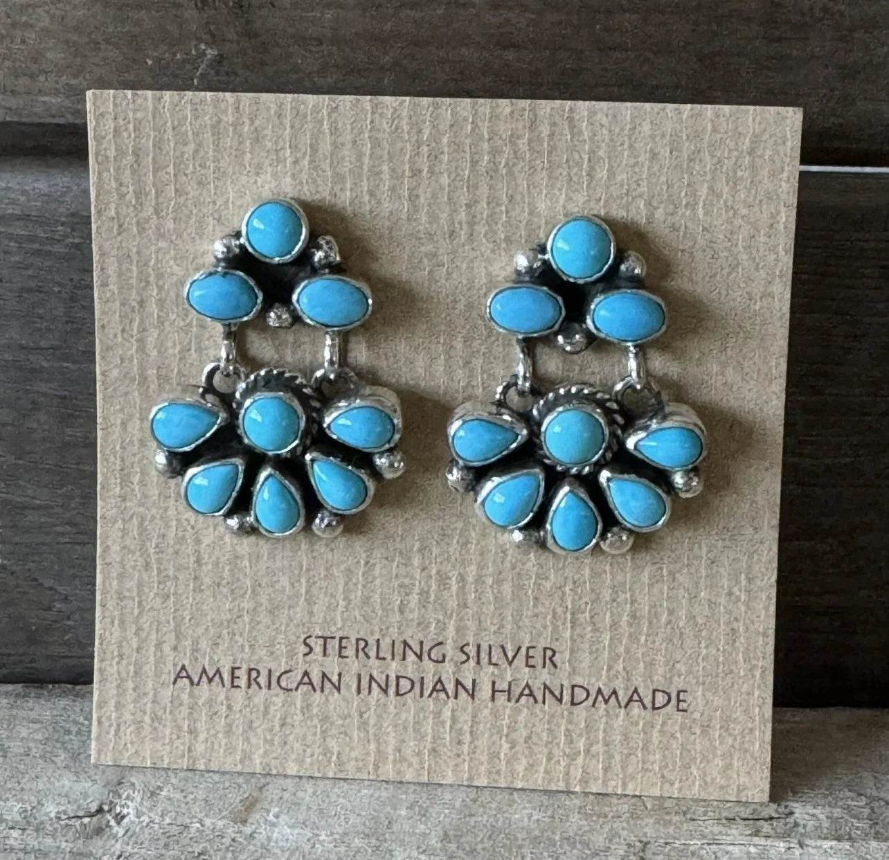 Sleeping Beauty Turquoise ~ Post-Back Earrings