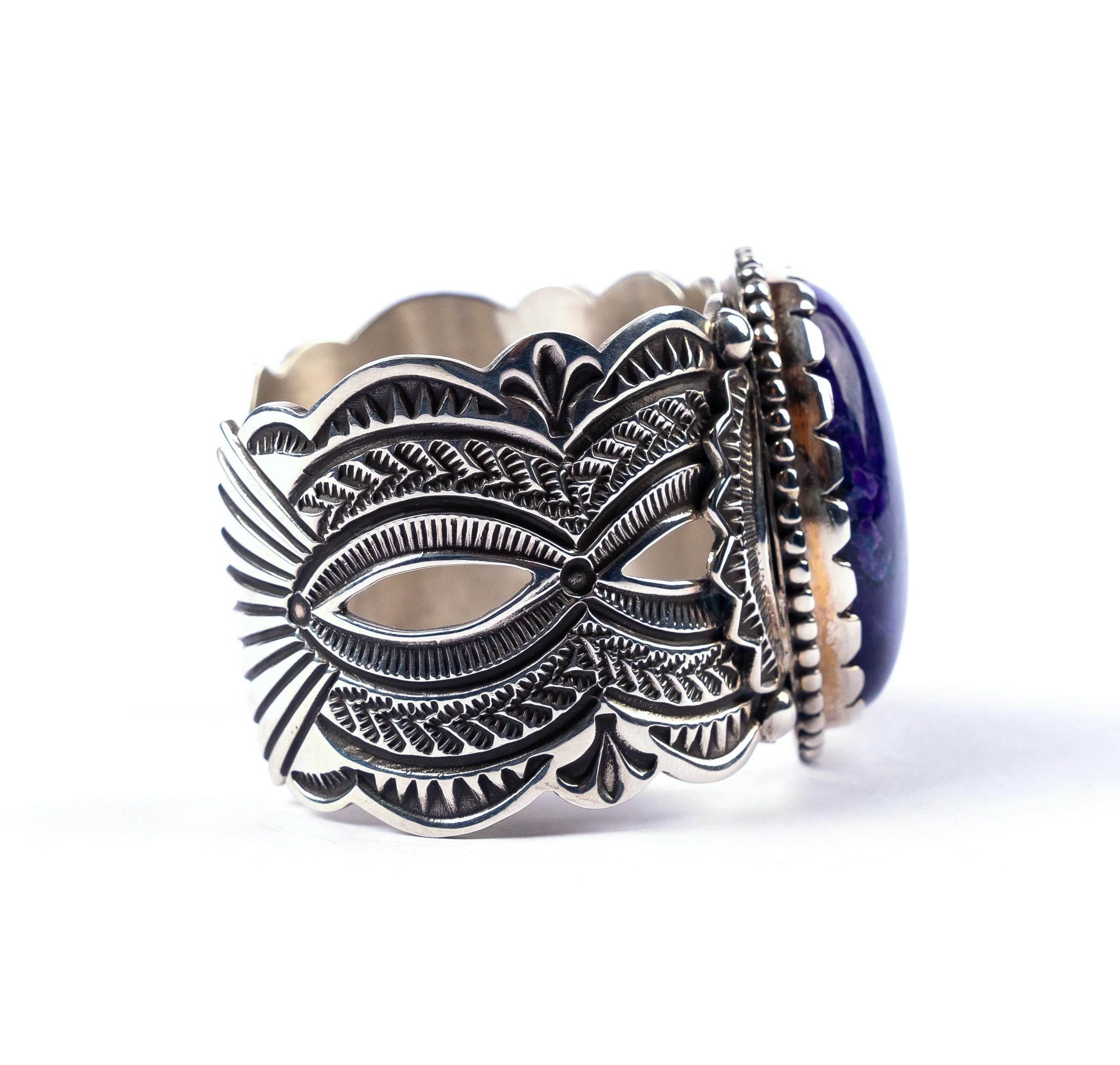 Sugilite Sterling Cuff