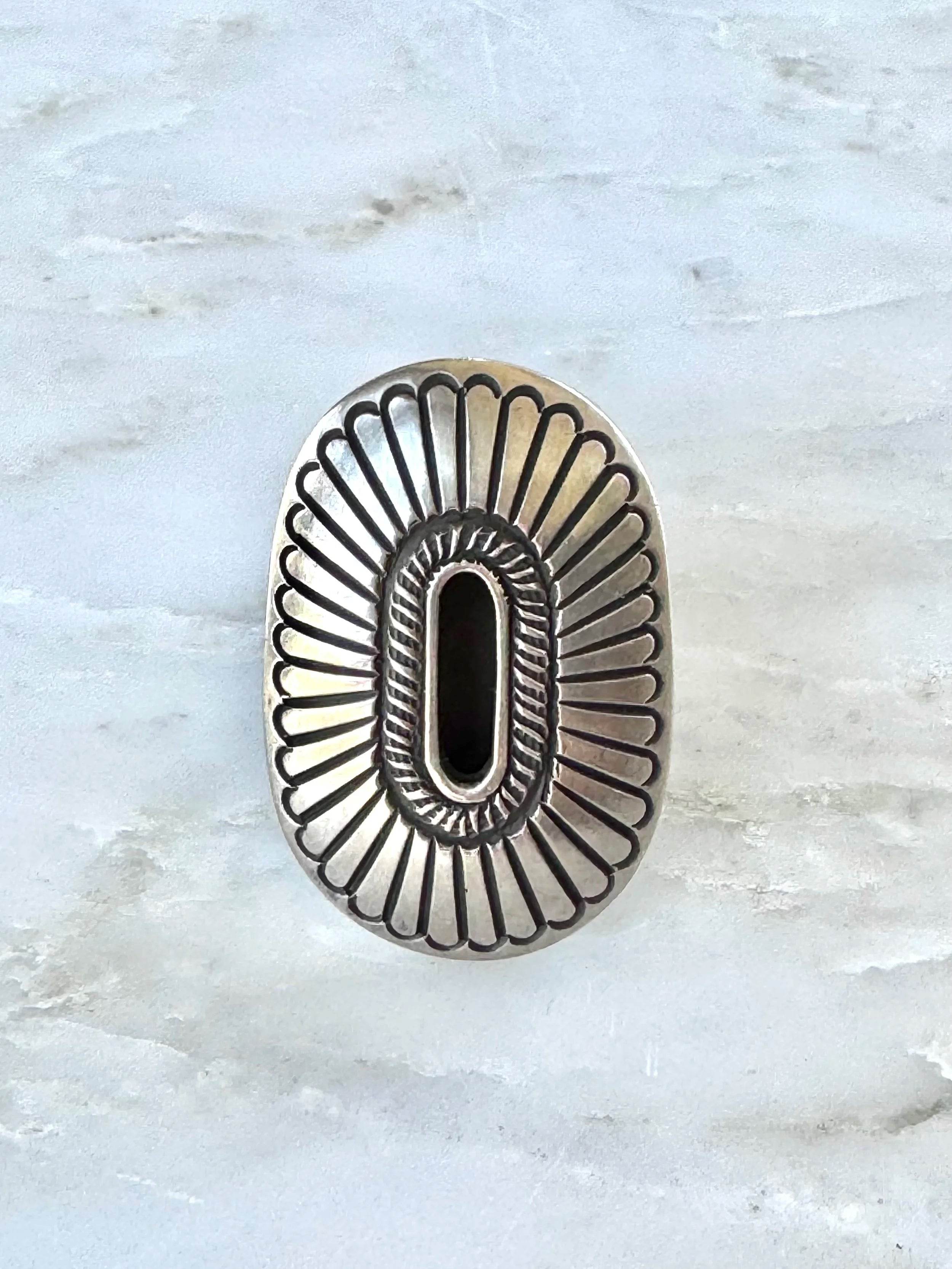 Shadow/Hollow Box Sterling Ring