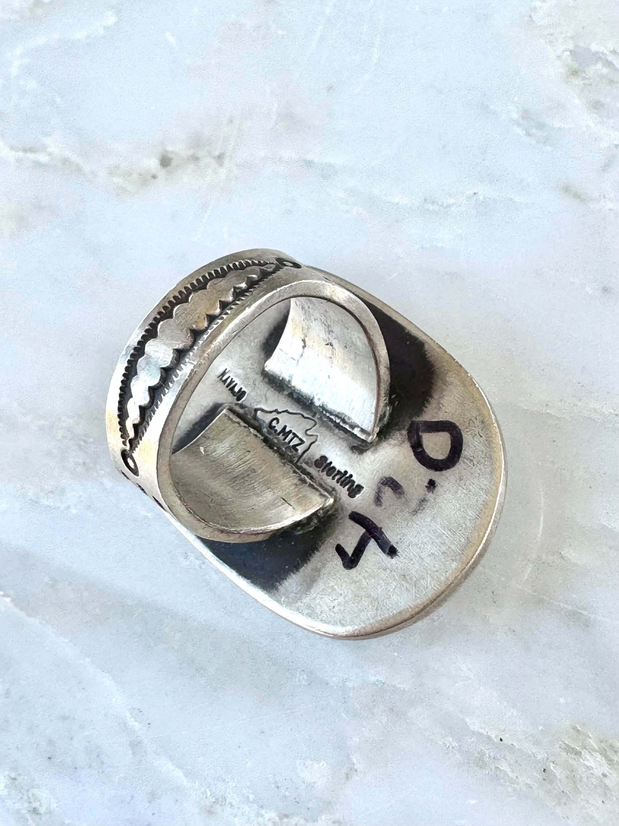 Shadow/Hollow Box Sterling Ring