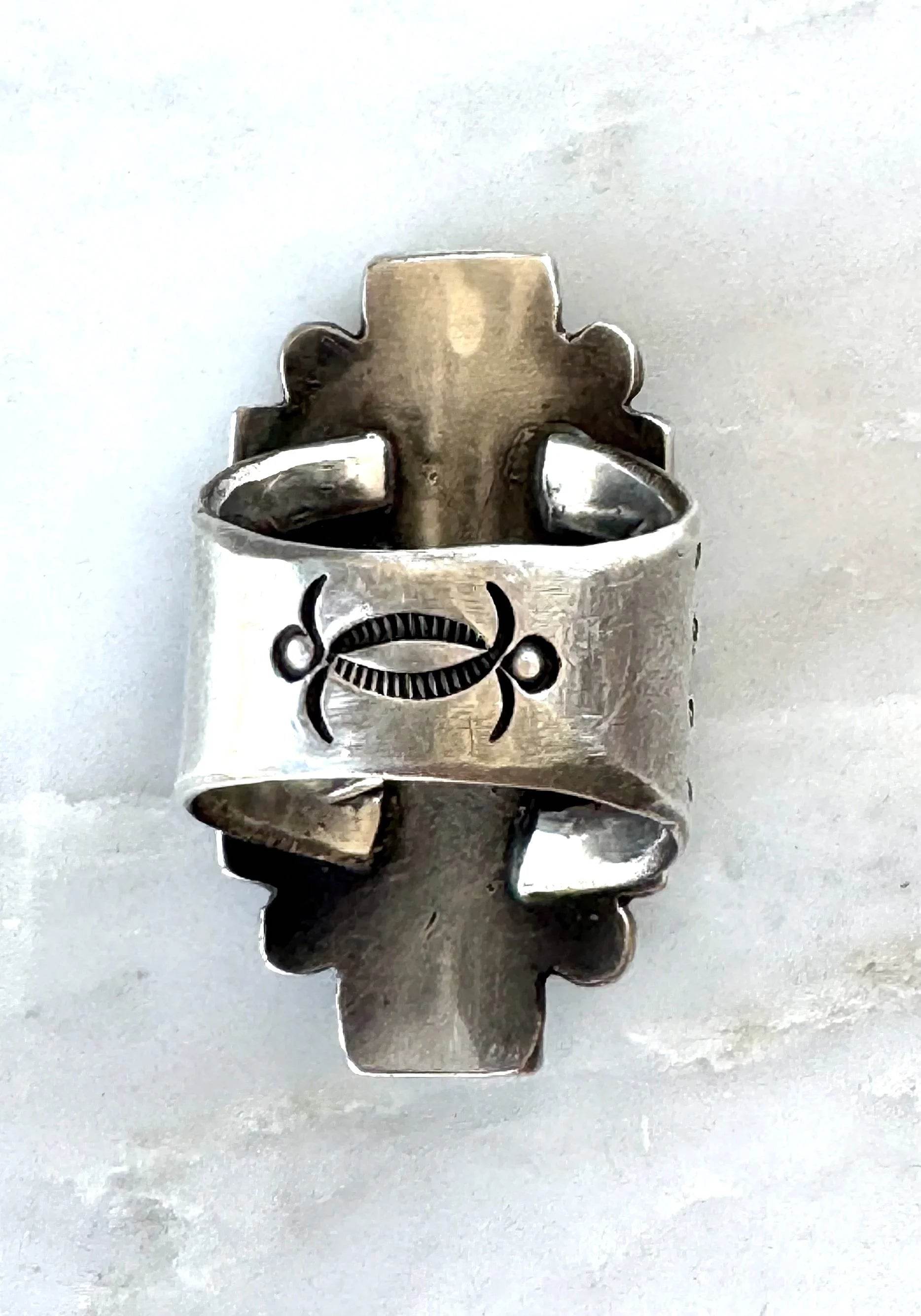 RARE Jock Favour Turquoise Ring Sz 9