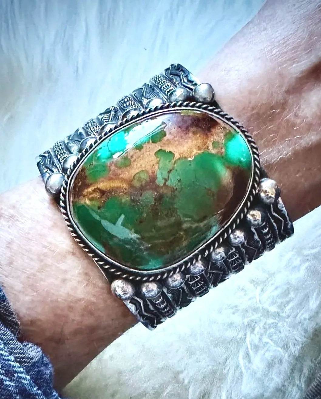 *BEYOND* Royston Turquoise Sterling Cuff