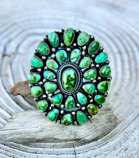Turquoise Cluster Cuff