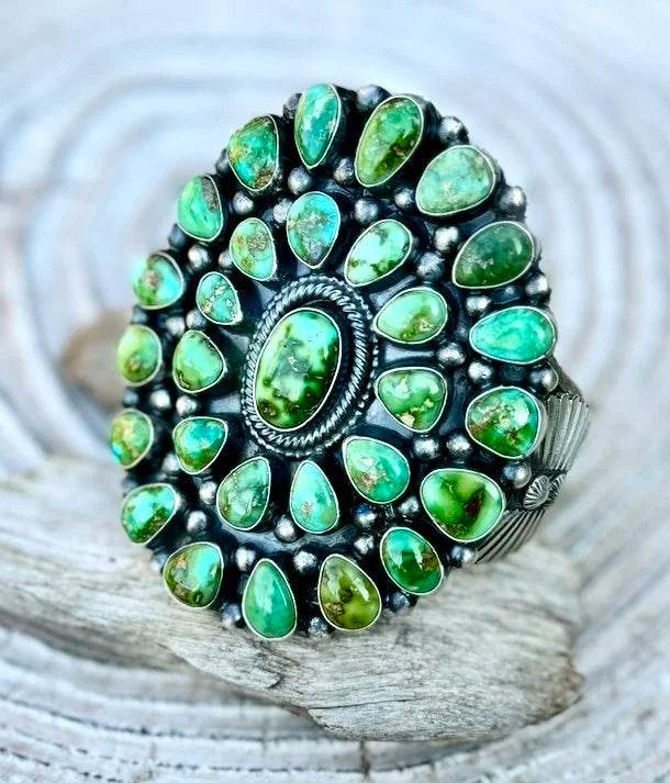 Turquoise Cluster Cuff