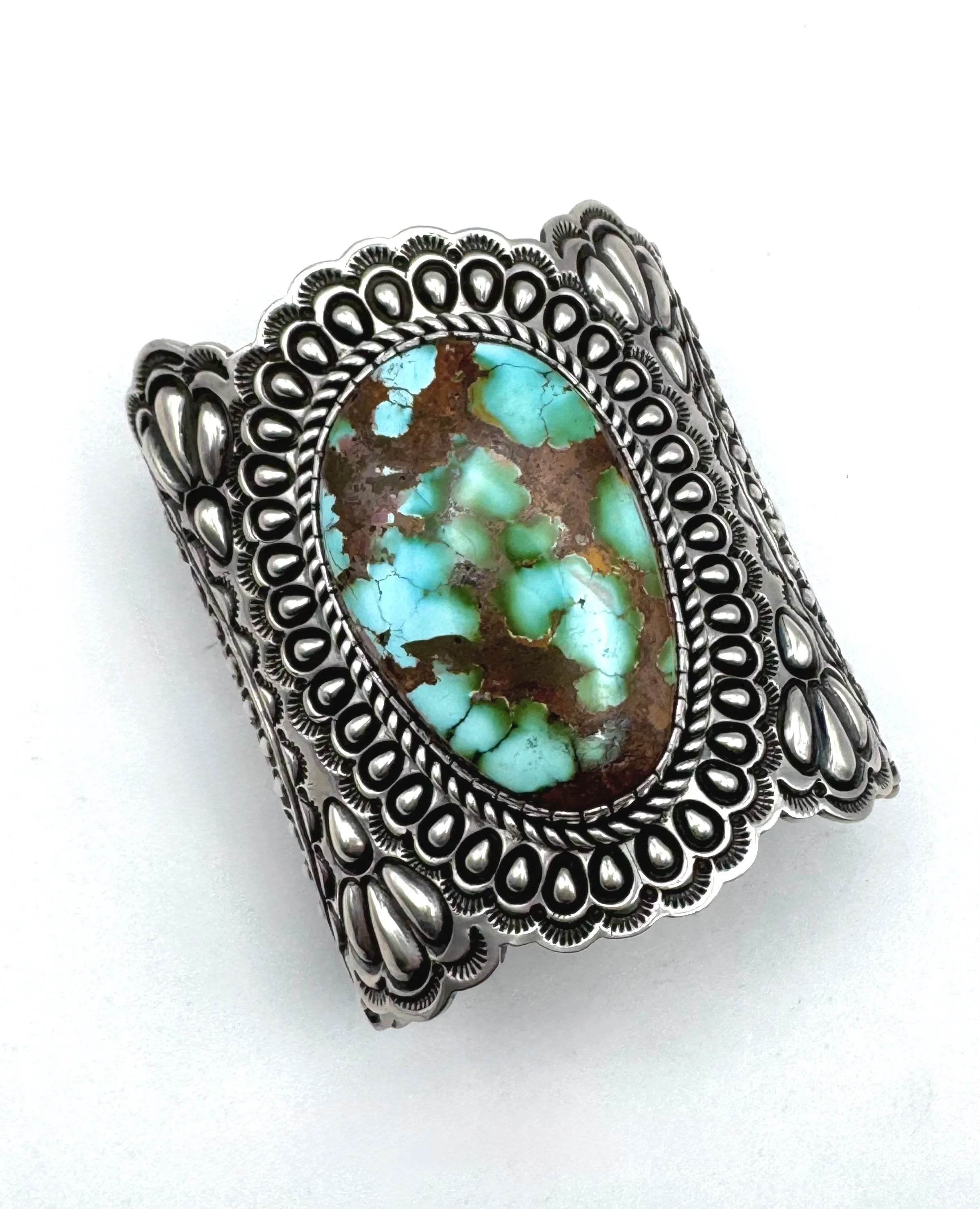 Gem Grade Royston Turquoise Cuff