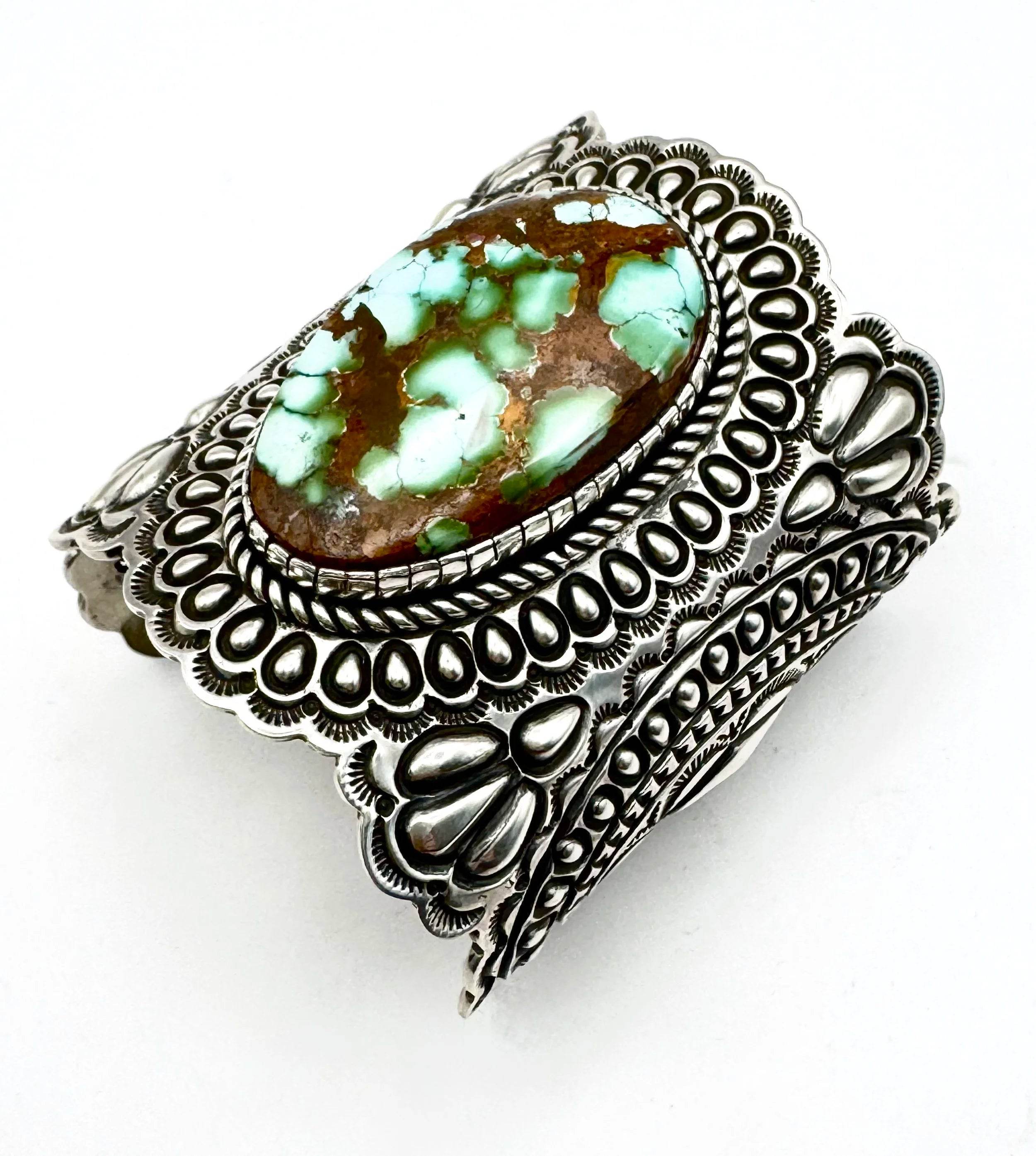 Gem Grade Royston Turquoise Cuff