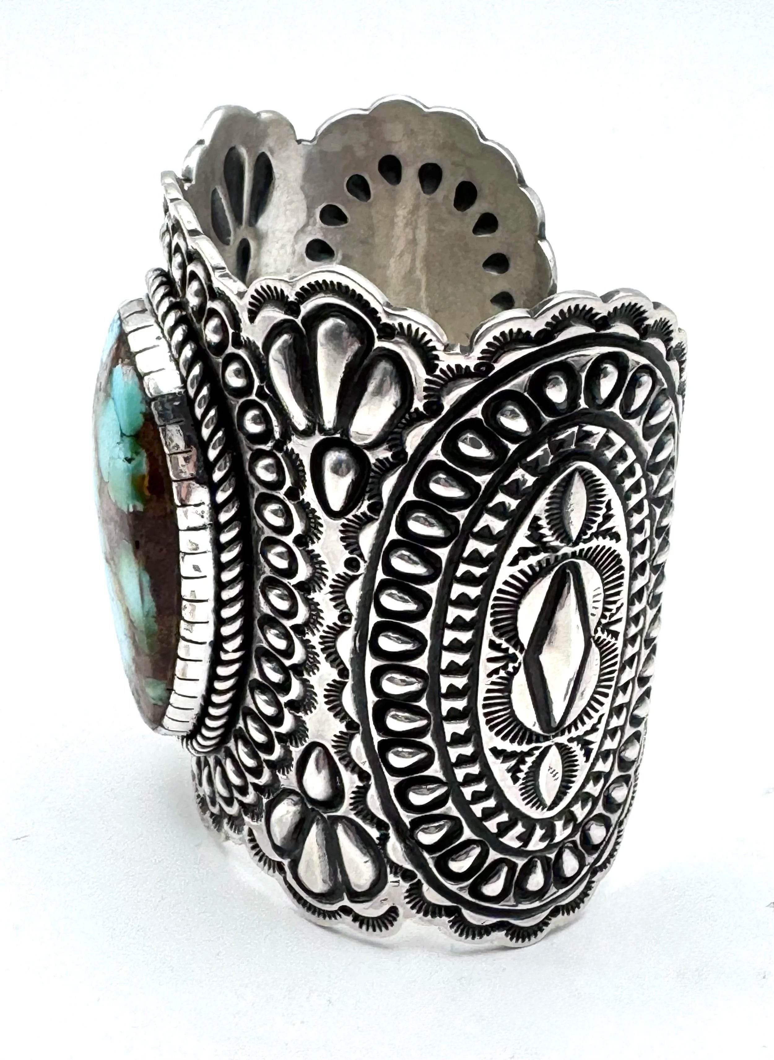 Gem Grade Royston Turquoise Cuff
