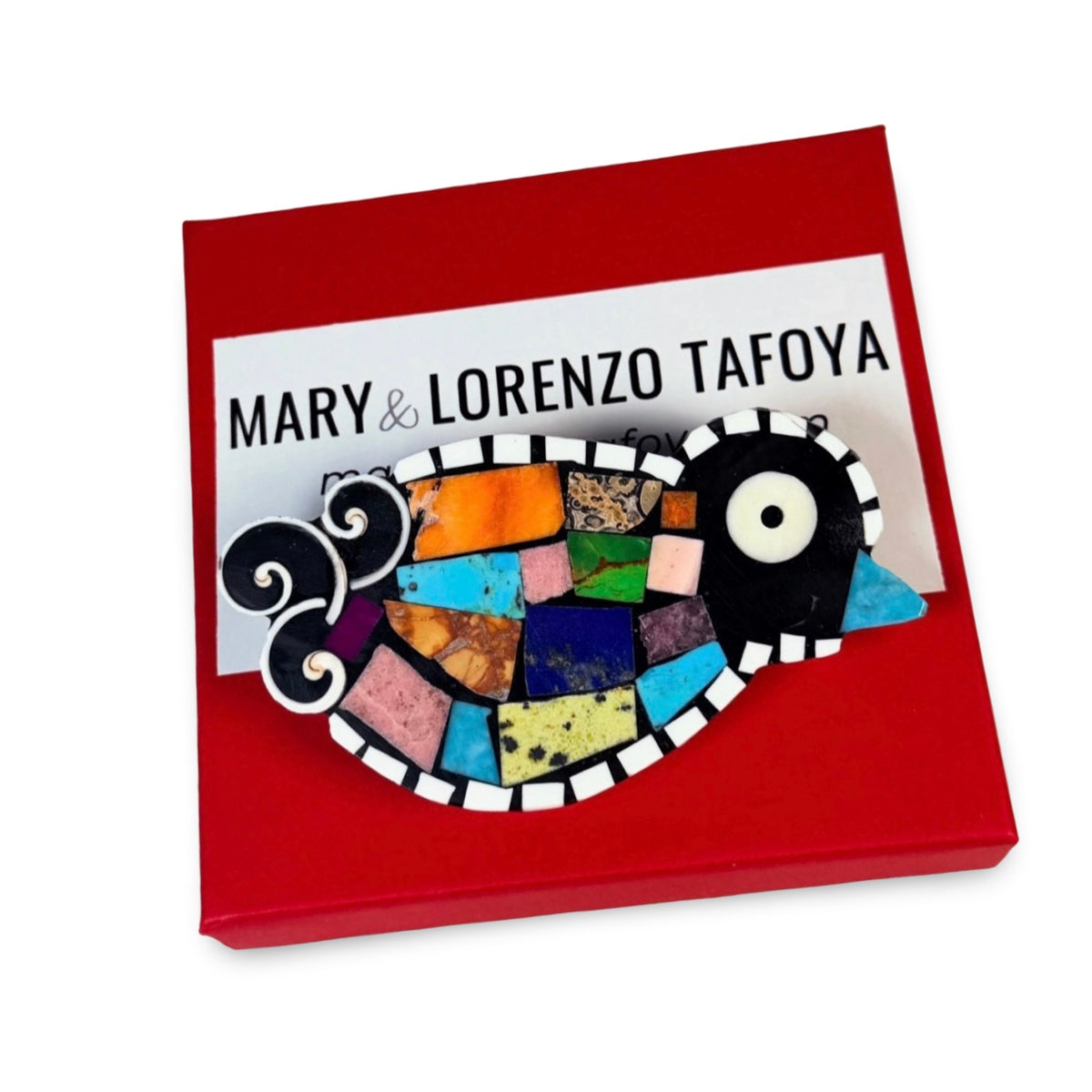ColoradoJo Mary Louise Tafoya Inlay Pin/Pendant